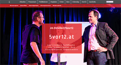 Desktop Screenshot of 5vor12.at