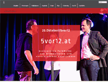 Tablet Screenshot of 5vor12.at